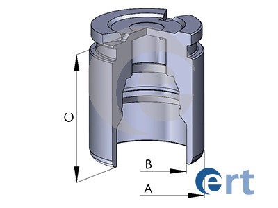 Piston etrier frana VW TOURAN (1T1, 1T2) 1.9 TDI  diesel 105 cai ERT 150555-C