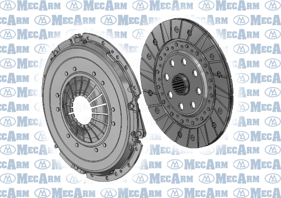 Kit ambreiaj FORD FOCUS III Turnier 1.6 TDCi  diesel 115 cai MECARM MK10197D