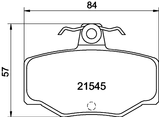 Placute frana HELLA PAGID 8DB 355 018-021