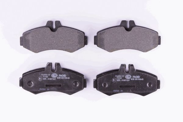 Placute frana HELLA PAGID 8DB355008-631