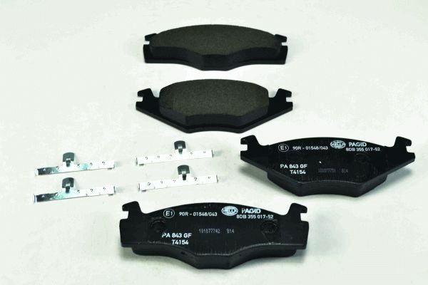 Placute frana HELLA PAGID 8DB355017-521