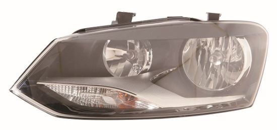 Far VW POLO V (6R1, 6C1) 1.2 TSI  benzina 90 cai ABAKUS 441-11D6LMLDEM2
