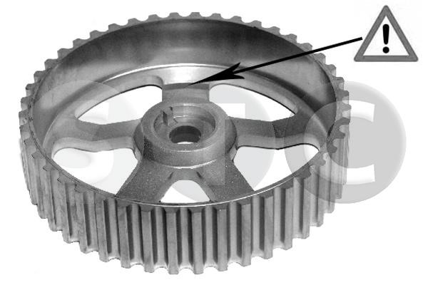 Roata dintata ax cu came RENAULT LAGUNA II (BG0/1_) 1.9 dCi (BG08, BG0G)  diesel 120 cai STC T405102