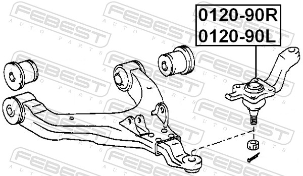 Pivot FEBEST 0120-90L