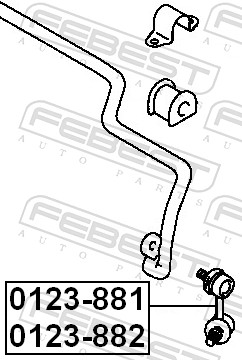 Bieleta antiruliu FEBEST 0123-882