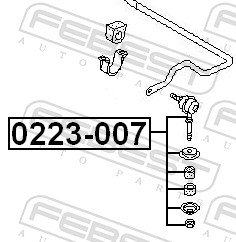 Bieleta antiruliu FEBEST 0223-007