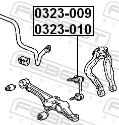 Bieleta antiruliu FEBEST 0323-010