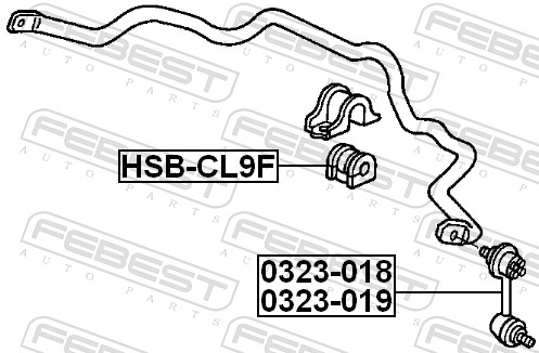 Bieleta antiruliu FEBEST 0323-019