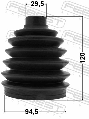 Ansamblu burduf articulatie planetara FEBEST 0417P-V97WF