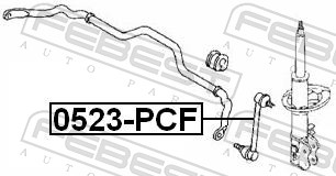 Bieleta antiruliu FEBEST 0523-PCF