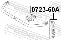 Bieleta antiruliu FEBEST 0723-60A