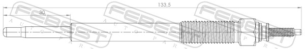 Bujie incandescenta FEBEST 12642-003