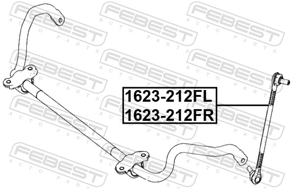 Bieleta antiruliu FEBEST 1623-212FL