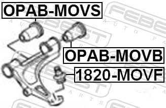 Pivot FEBEST 1820-MOVF