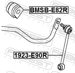 Bieleta antiruliu FEBEST 1923-E90R