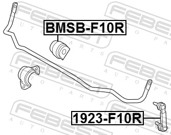 Bieleta antiruliu FEBEST 1923-F10R