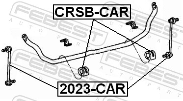Bieleta antiruliu FEBEST 2023-CAR