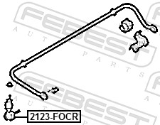 Bieleta antiruliu FEBEST 2123-FOCR