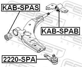 Pivot FEBEST 2220-SPA