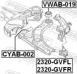 Pivot FEBEST 2320-GVFL
