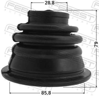Ansamblu burduf articulatie planetara FEBEST 2415-01LH