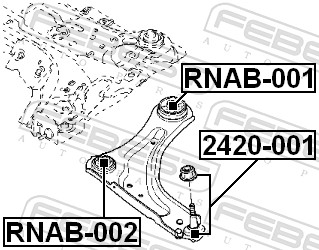 Pivot FEBEST 2420-001