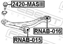 Pivot FEBEST 2420-MASIII