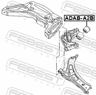 Suport trapez FEBEST ADAB-A2B
