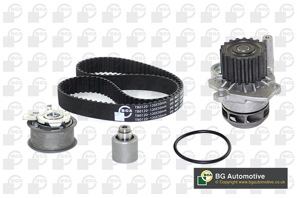Set pompa apa + curea dintata SKODA OCTAVIA II Combi (1Z5) 1.9 TDI  diesel 105 cai BGA TB0120CPK-3
