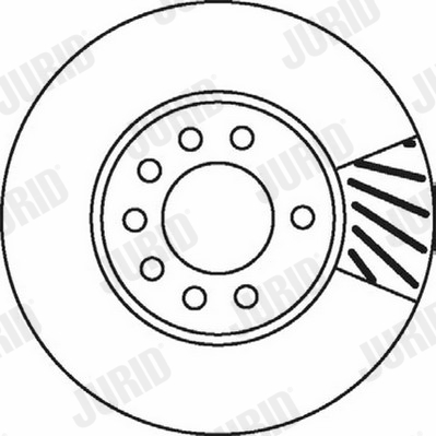 Disc frana JURID 562070JC
