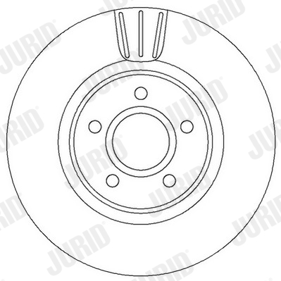 Disc frana JURID 562363JC