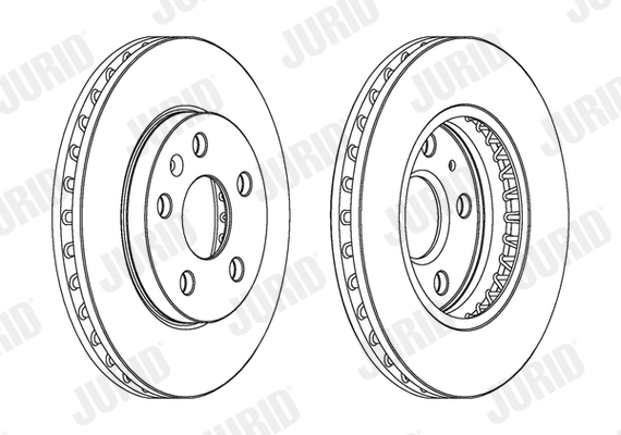 Disc frana JURID 562460JC