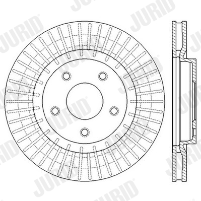 Disc frana JURID 562578JC
