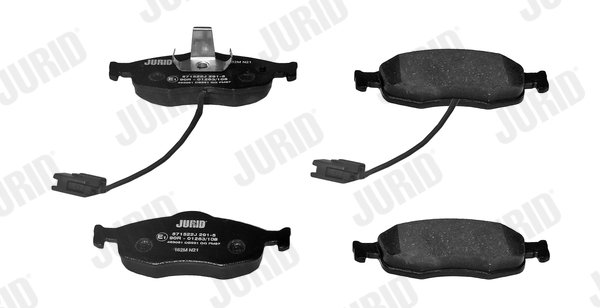 Placute frana JURID 571522J
