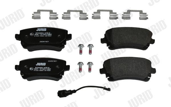 Placute frana JURID 573220J