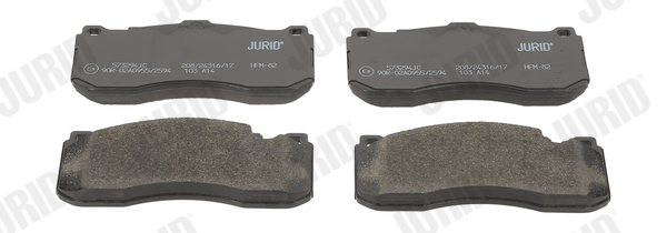 Placute frana JURID 573294JC