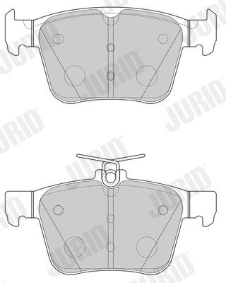 Placute frana JURID 573415J