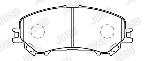 Placute frana JURID 573659J