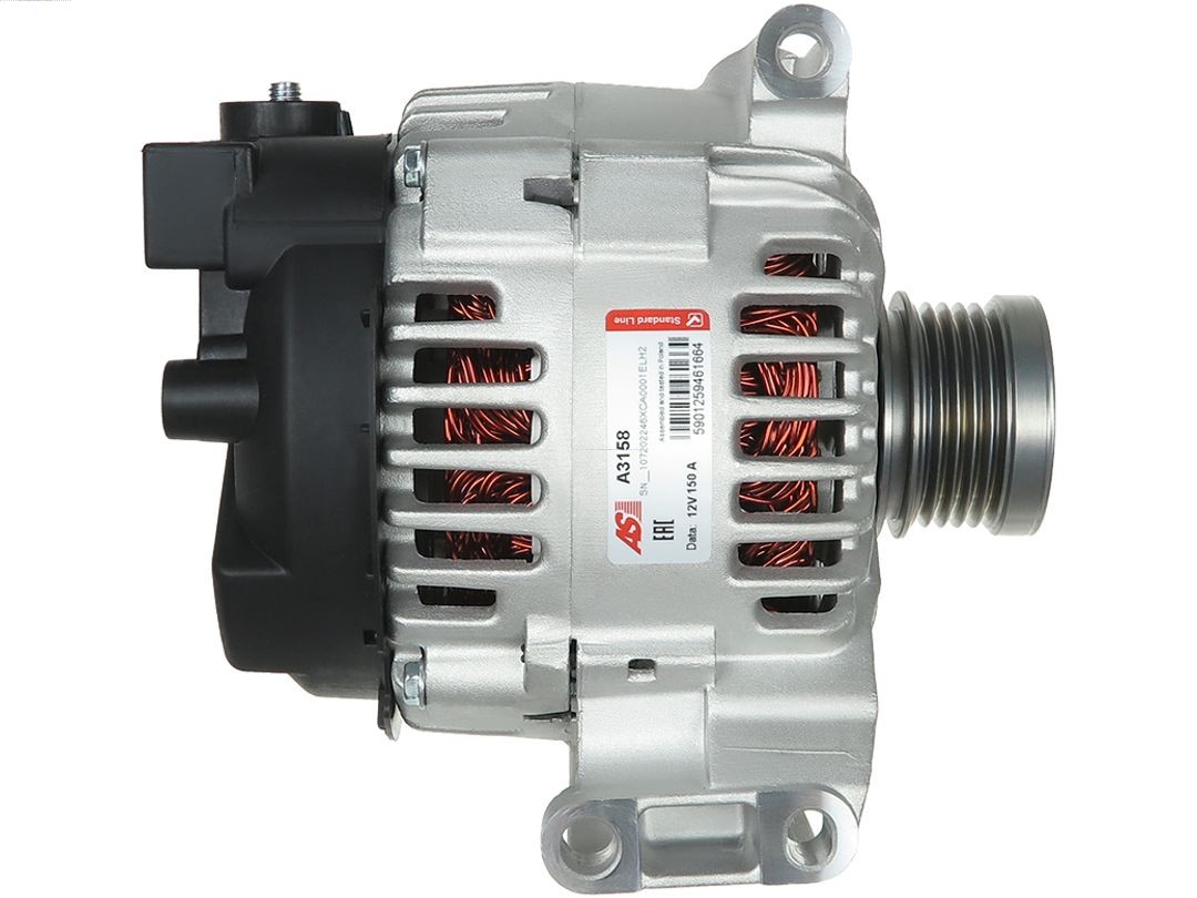 Alternator MERCEDES-BENZ A-CLASS (W169) A 180 CDI (169.007, 169.307) diesel 109 cai AS-PL A3158