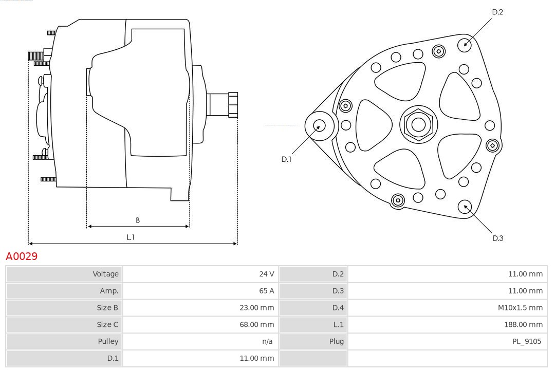 Alternator AS-PL A0029