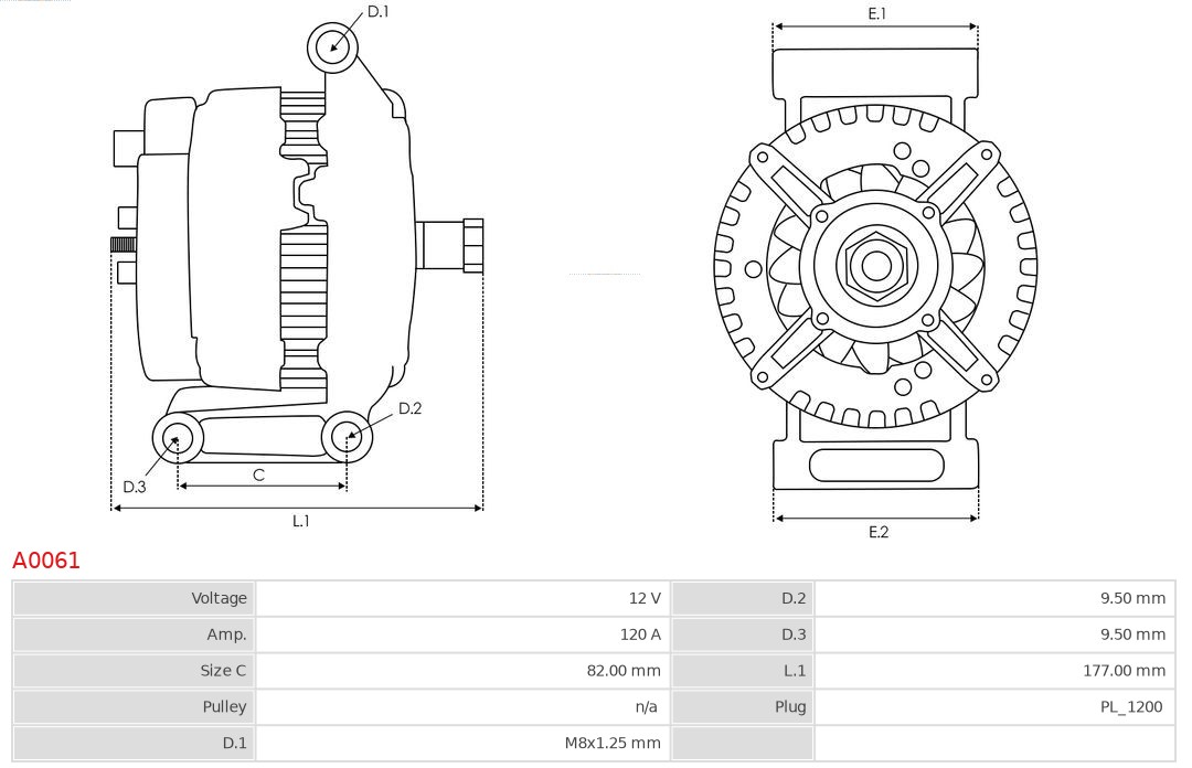 Alternator AS-PL A0061