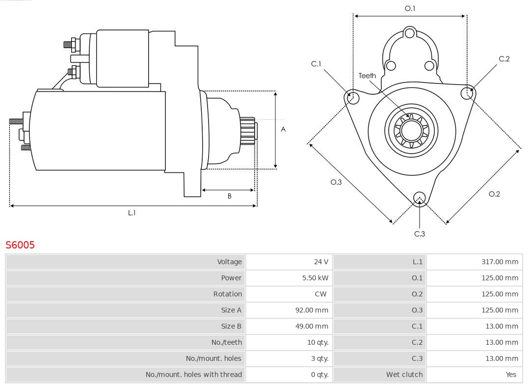 Alternator AS-PL A0946(SEG)