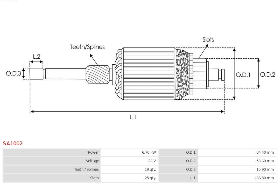 Alternator AS-PL A0607(SEG)
