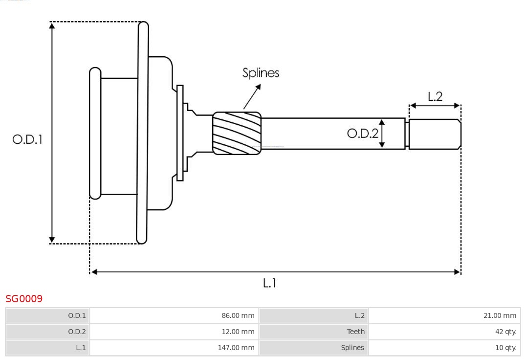 Alternator AS-PL A0967(SEG)