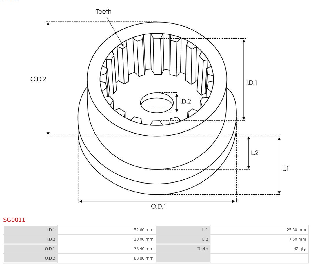 Alternator AS-PL A0967(SEG)