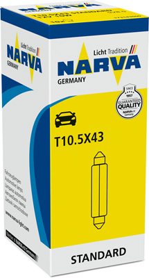 Bec iluminare numar circulatie AUDI A4 B7 Avant (8ED) RS4 quattro  benzina 420 cai NARVA 173143000