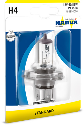 Bec far faza lunga DACIA LOGAN (LS_) 1.4 MPI LPG (LS0C)  Benzina/Autogaz (GPL) 75 cai NARVA 488814000