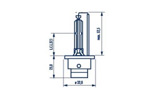Bec far faza lunga VW GOLF IV (1J1) 1.4 16V  benzina 75 cai NARVA 840023000