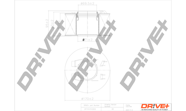 Filtru aer DRIVE DP1110.10.0253
