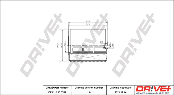 Filtru aer DRIVE DP1110.10.0762